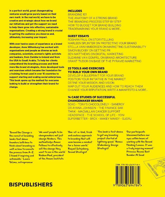 Achterkant van Brand the Change
