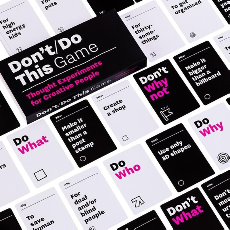 Achterkant van Don't/Do This - Game
