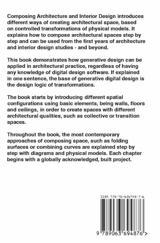Achterkant van Composing architecture and interior design