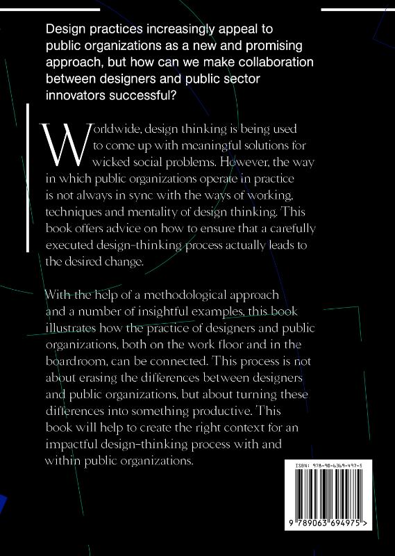 Achterkant van Designing With and within Public Organizations