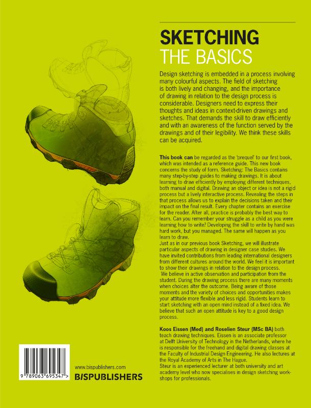 Achterkant van Sketching the Basics