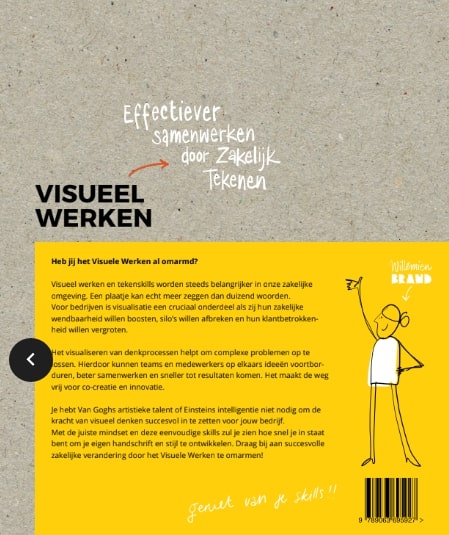 Achterkant van Visueel werken