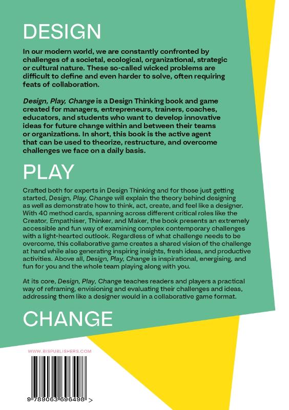 Achterkant van Design Play Change