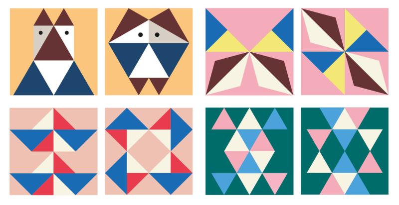 Achterkant van Play With Shapes Memory Game