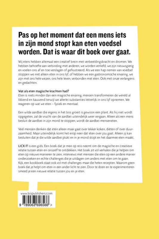 Achterkant van Lick It