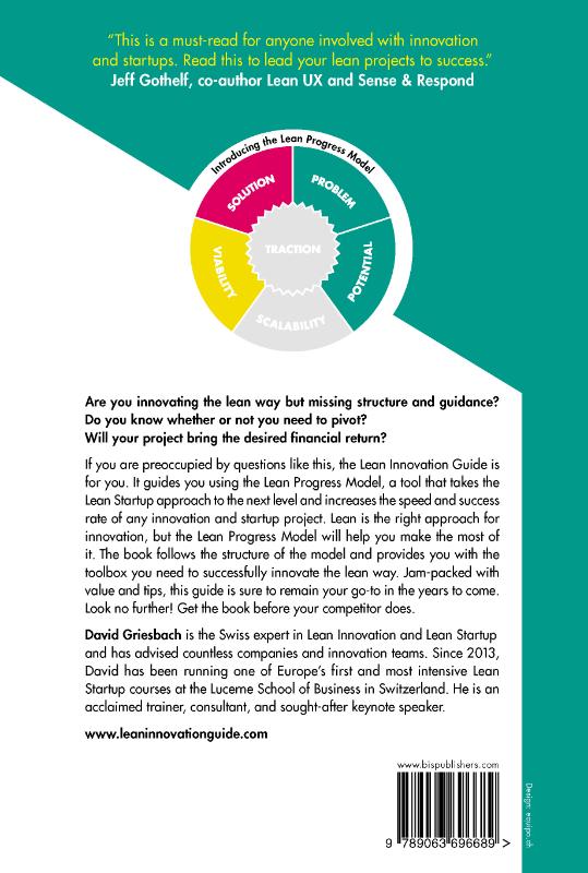 Achterkant van Lean Innovation Guide