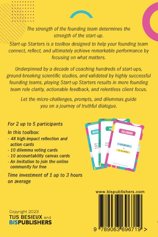 Achterkant van Start-up Starters