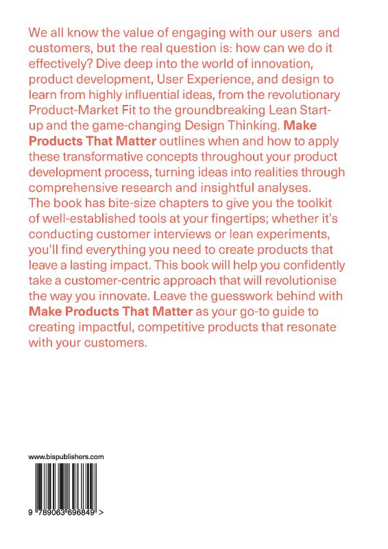 Achterkant van Make Products that Matter