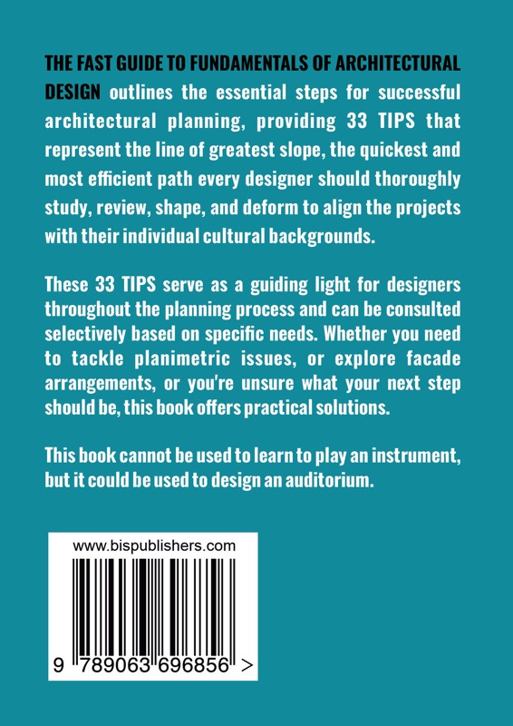 Achterkant van The Fast Guide to The Fundamentals of Architectural Design