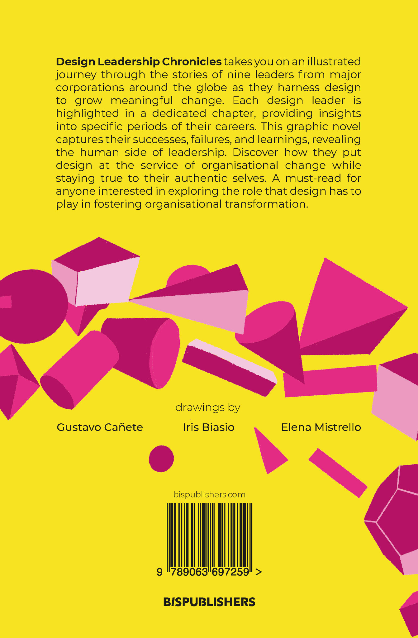 Achterkant van Design Leadership Chronicles