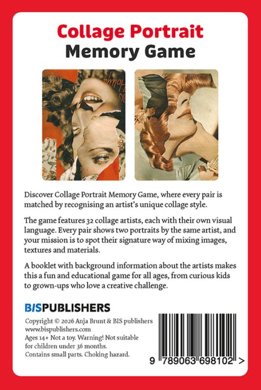 Achterkant van Collage Portrait Memory Game