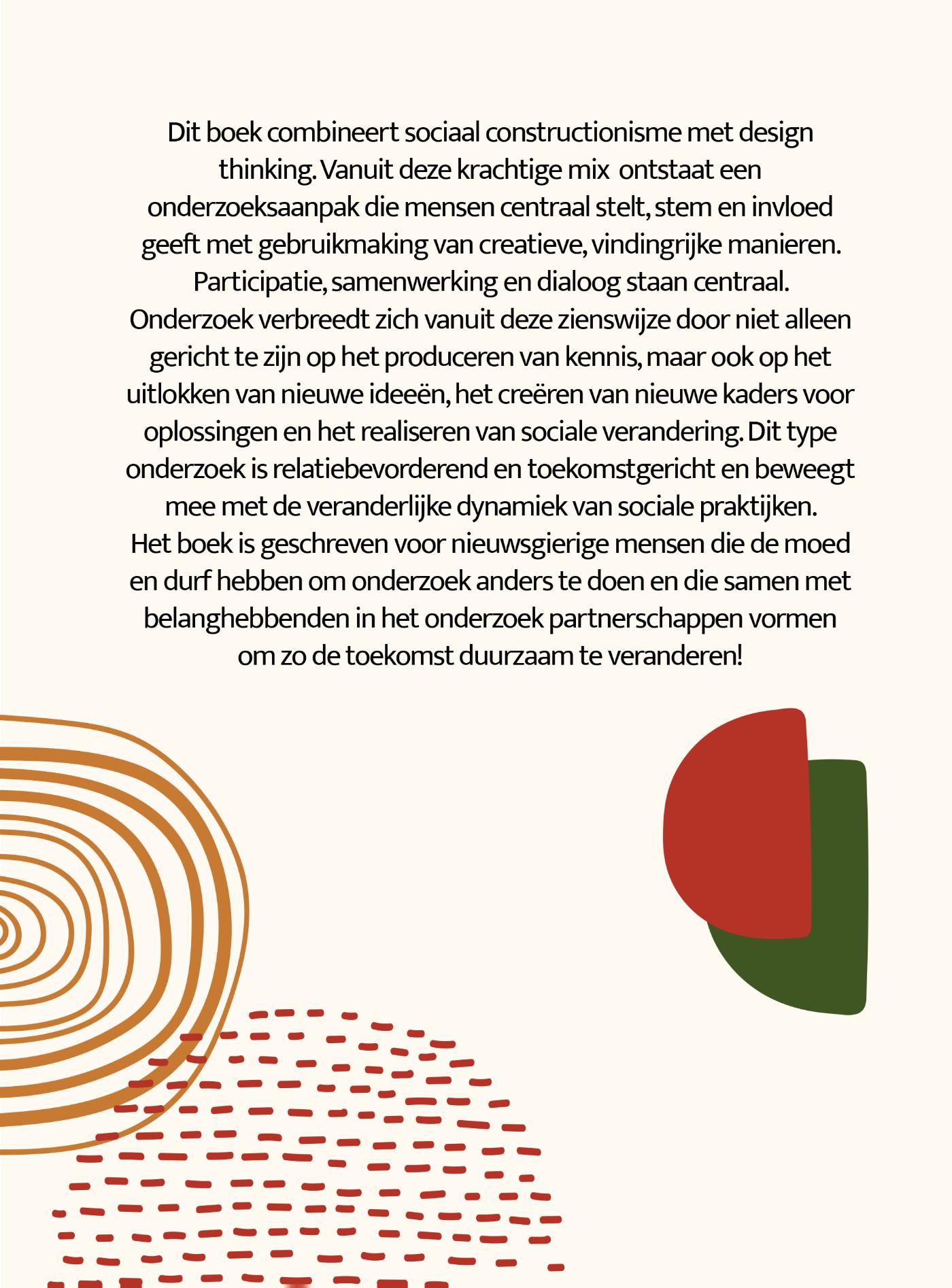 Achterkant van Design Thinking en Sociale Constructie