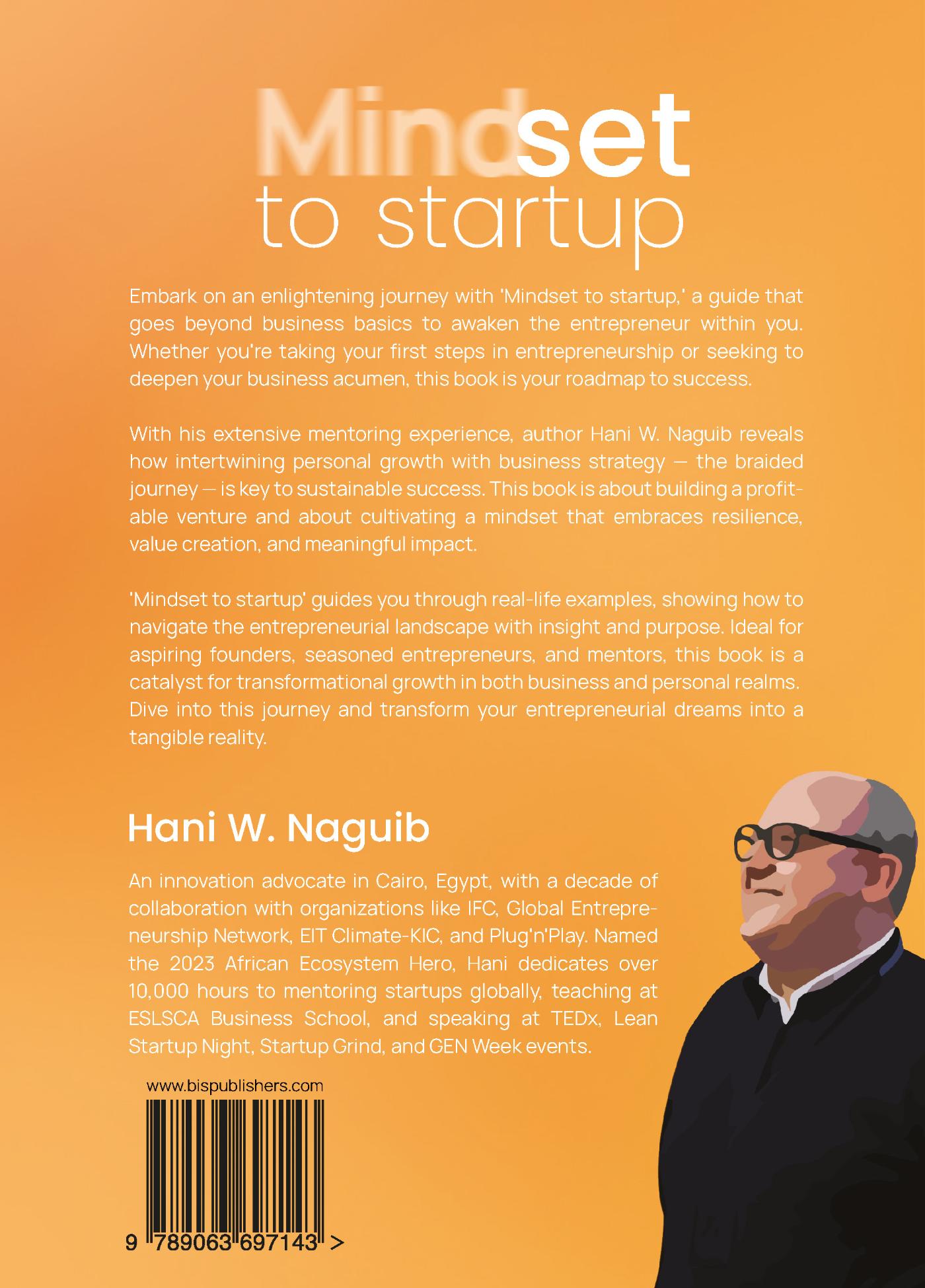 Achterkant van Mindset to Startup