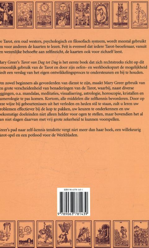 Achterkant van Tarot van dag tot dag