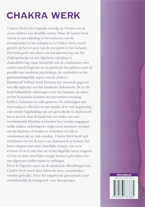 Achterkant van Chakra werk