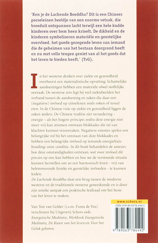 Achterkant van De lachende Boeddha