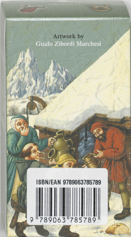 Achterkant van Scarabeo Bruegel Tarot