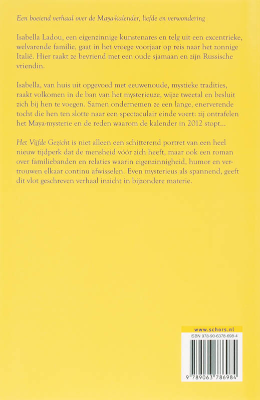Achterkant van Het Vijfde Gezicht