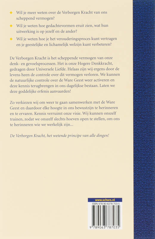 Achterkant van De Verborgen Kracht van het denken