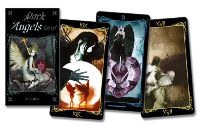 Achterkant van Dark Angels tarot