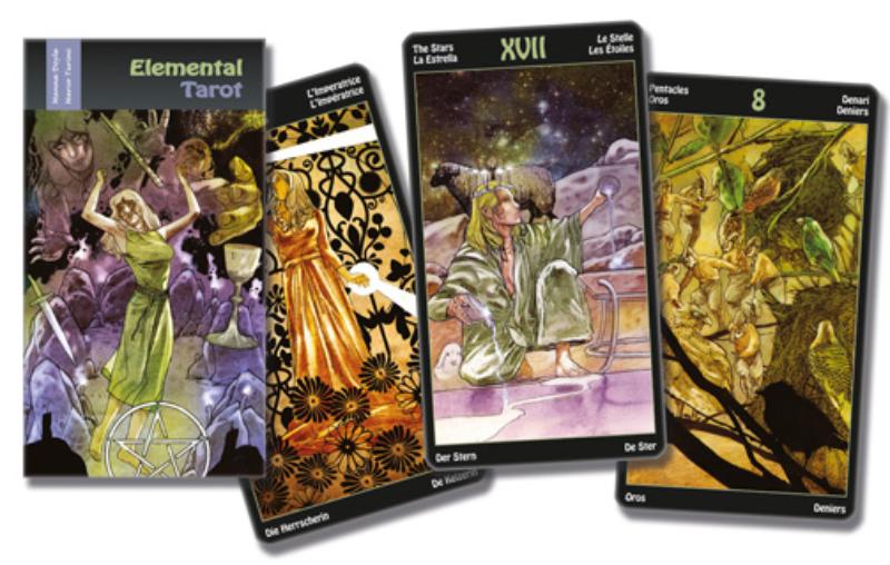 Achterkant van Elemental tarot