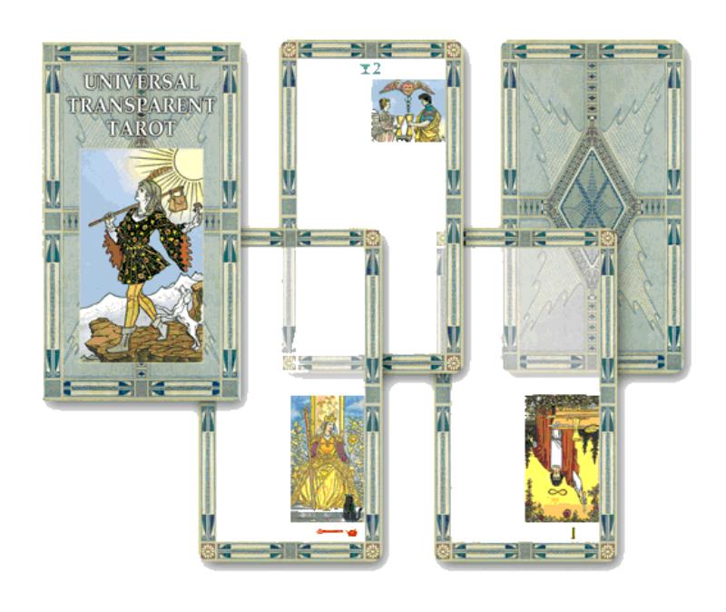 Achterkant van Universal Transparant Tarot