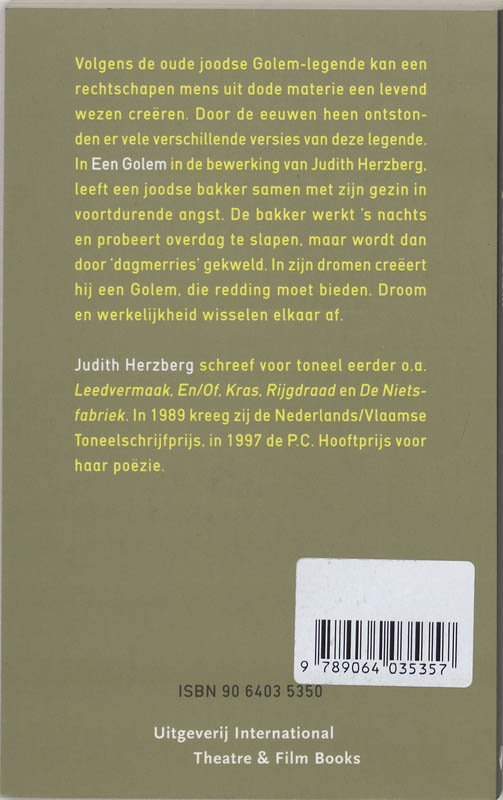 Achterkant van Een golem