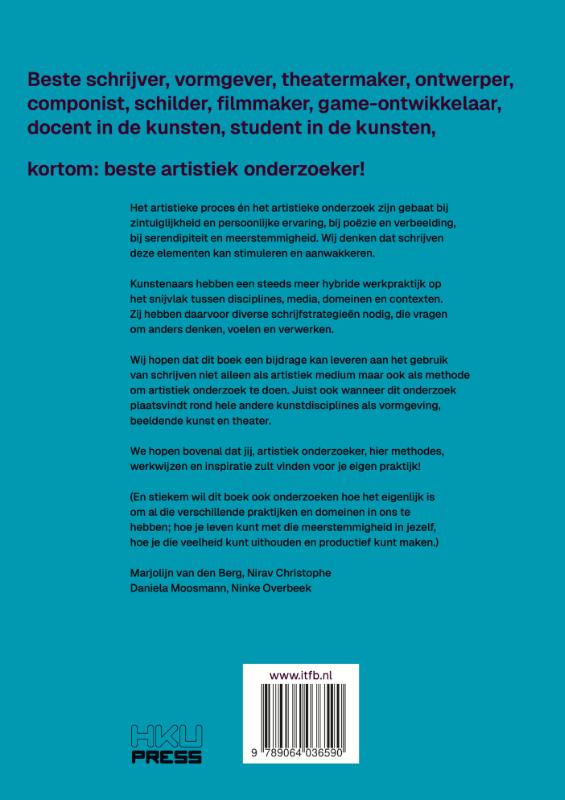 Achterkant van Schrijvend onderzoeken onderzoekend schrijven