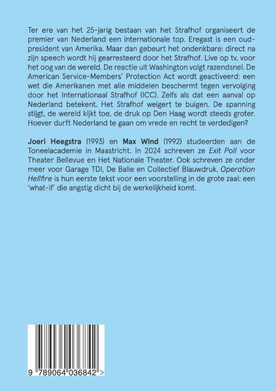 Achterkant van Operation Hellfire