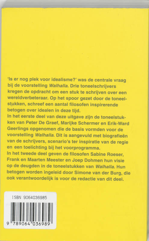 Achterkant van Walhalla