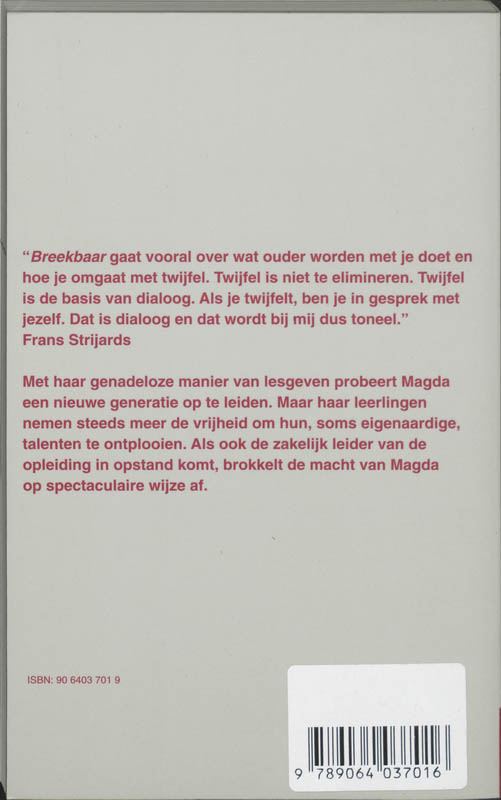 Achterkant van Breekbaar
