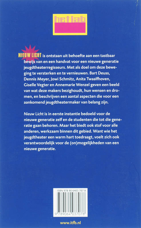 Achterkant van Nieuw licht