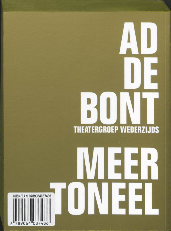 Achterkant van Meer Toneel