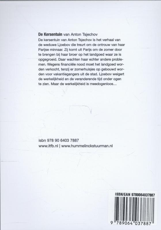 Achterkant van De kersentuin