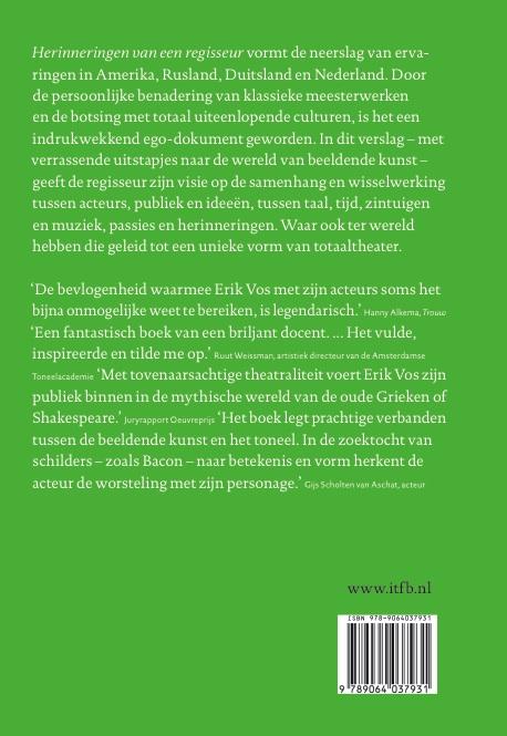 Achterkant van Herinneringen van een regisseur