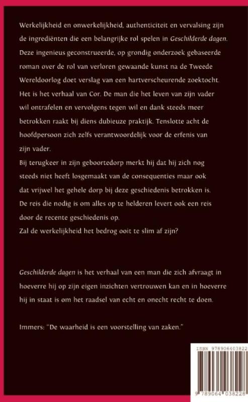 Achterkant van Geschilderde dagen