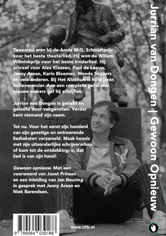 Achterkant van Gewoon opnieuw