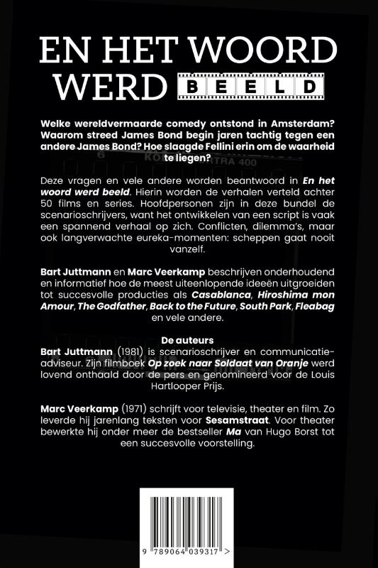Achterkant van En het woord werd beeld