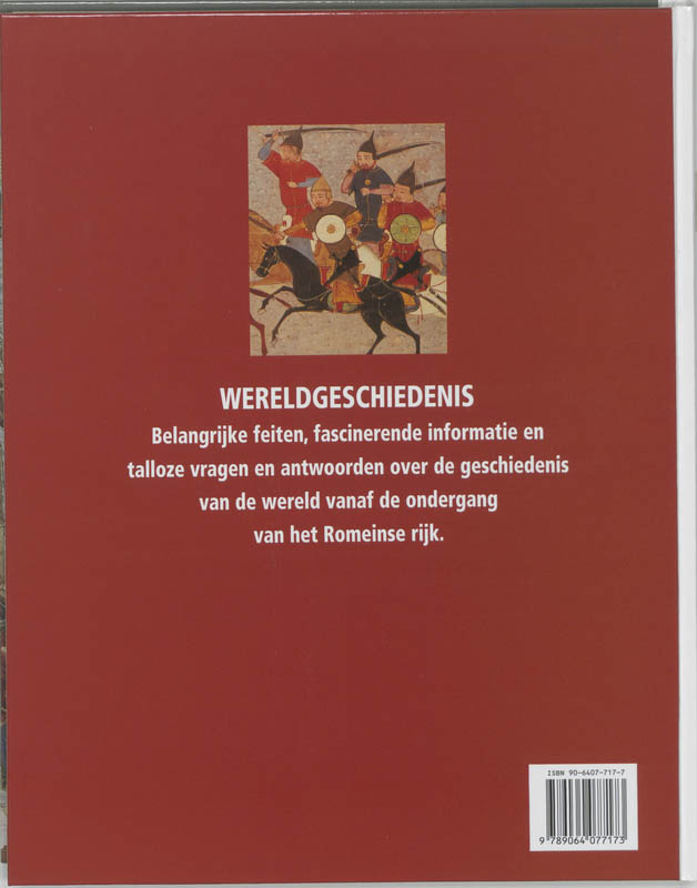Achterkant van Wereldgeschiedenis
