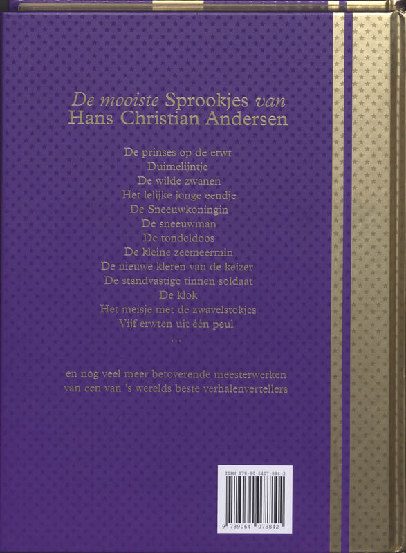 Achterkant van De mooiste sprookjes van Hans Christian Andersen
