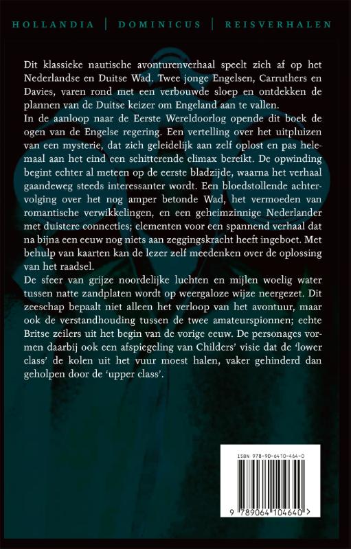 Achterkant van Het raadsel van de Wadden