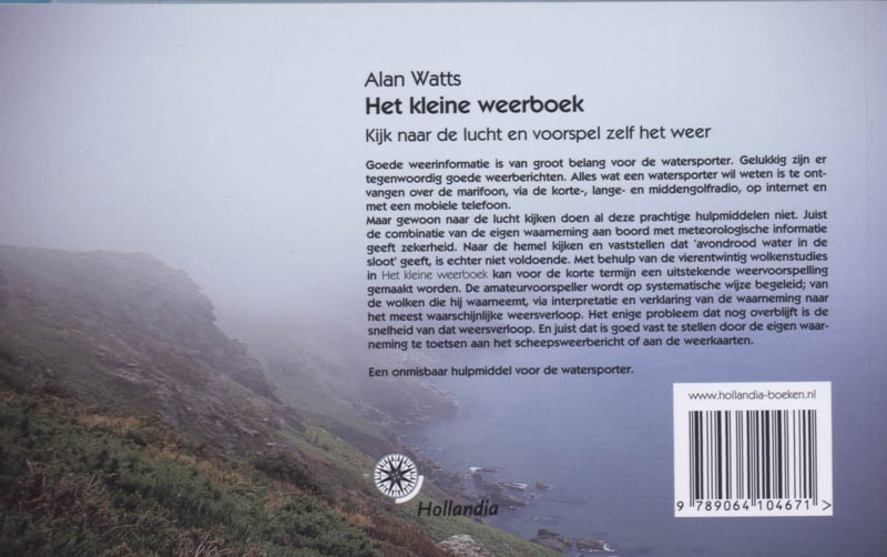 Achterkant van Het kleine weerboek