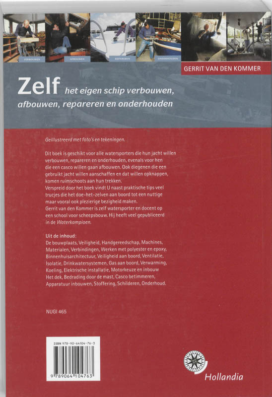 Achterkant van Zelf het eigen schip verbouwen