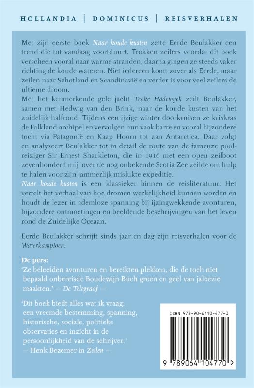 Achterkant van Naar koude kusten 1990-1992