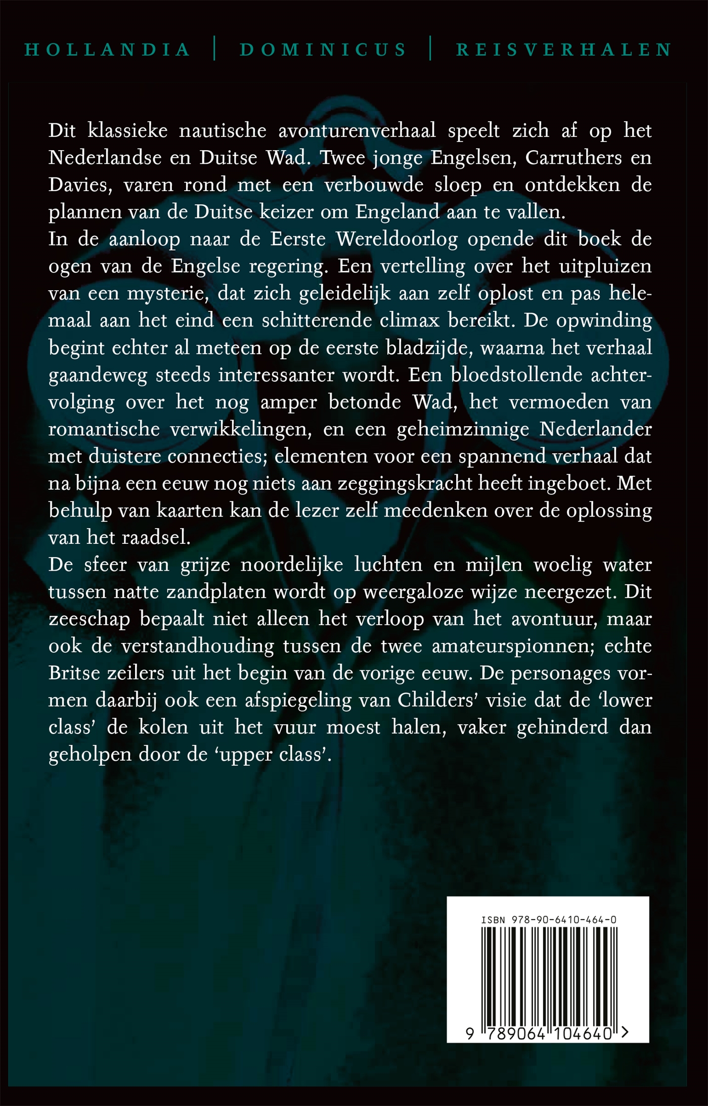 Achterkant van Het raadsel van de wadden