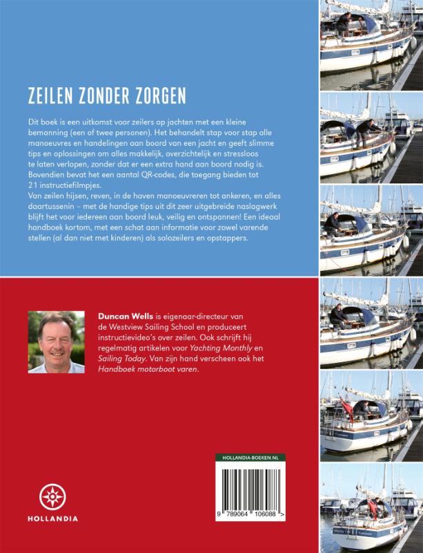 Achterkant van Zeilen zonder zorgen