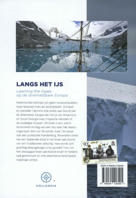 Achterkant van Langs het ijs
