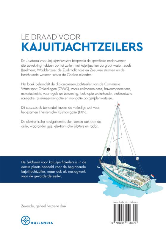 Achterkant van Leidraad voor kajuitjachtzeilers