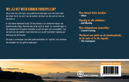 Achterkant van Het kleine weerboek