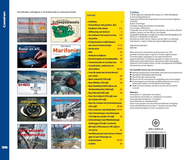 Achterkant van Boordboek Buitengaats zeemanschap